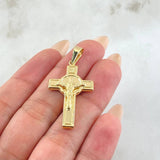 Dije Cruz Cristo 2.4gr / 1 3/4 in / Oro Amarillo 18K ©