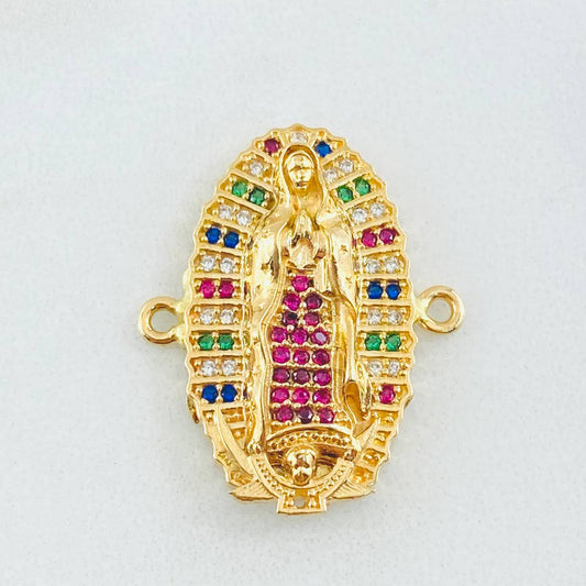 Herraje Virgen Guadalupe 4.95gr / 3/4 in / Oro Amarillo 18K ©