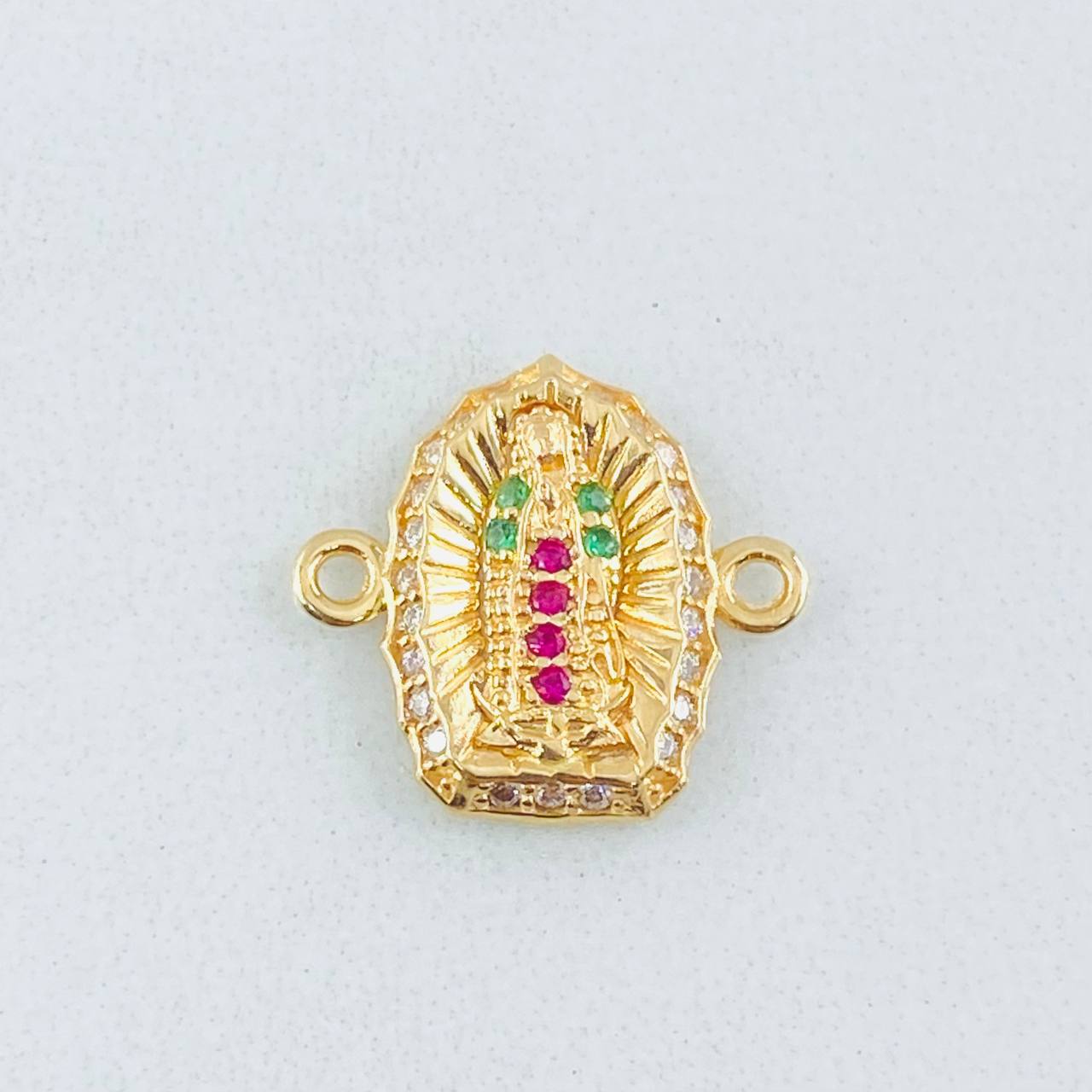 Herraje Virgen Guadalupe 1.05gr / 1/2 in / Oro Amarillo 18K *