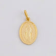 Miraculous Virgin Pendant 2.2g / 1 in 18K Yellow Gold