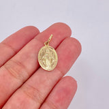Miraculous Virgin Pendant 2.15g / 1 in 18K Yellow Gold