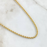Rope Chain 8.2gr / 60cm / 3.3mm Yellow Gold +3 18K *