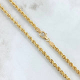 Rope Chain 8.35gr / 60cm / 3.3mm Yellow Gold +3 18K