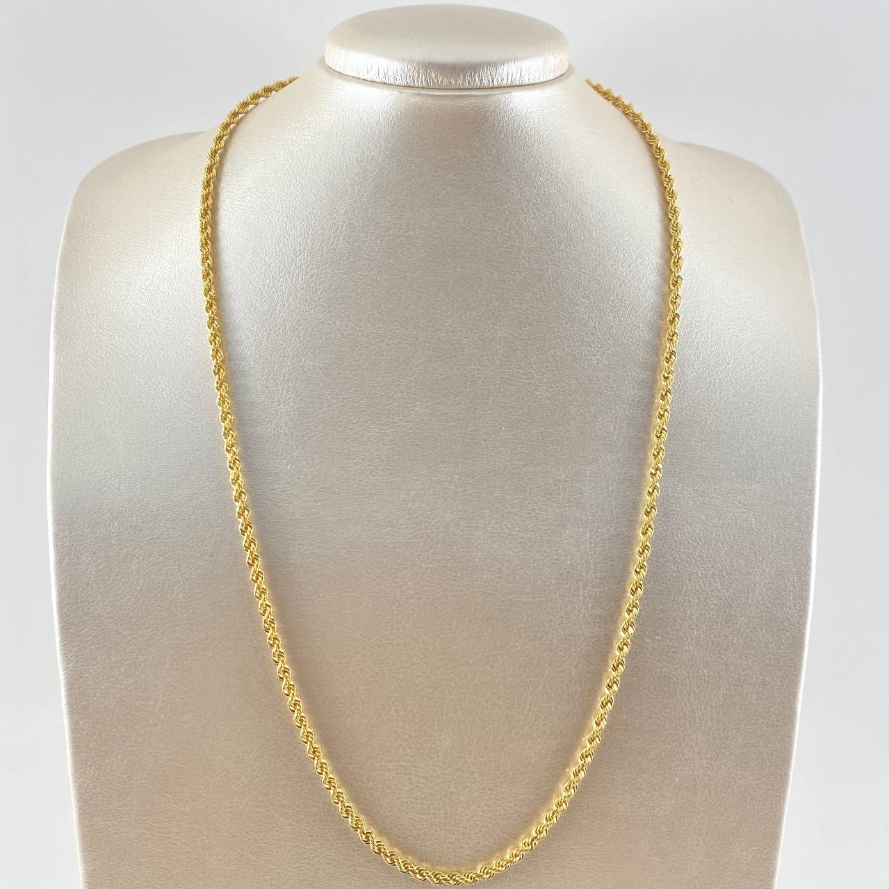 Rope Chain 8.35gr / 60cm / 3.3mm Yellow Gold +3 18K
