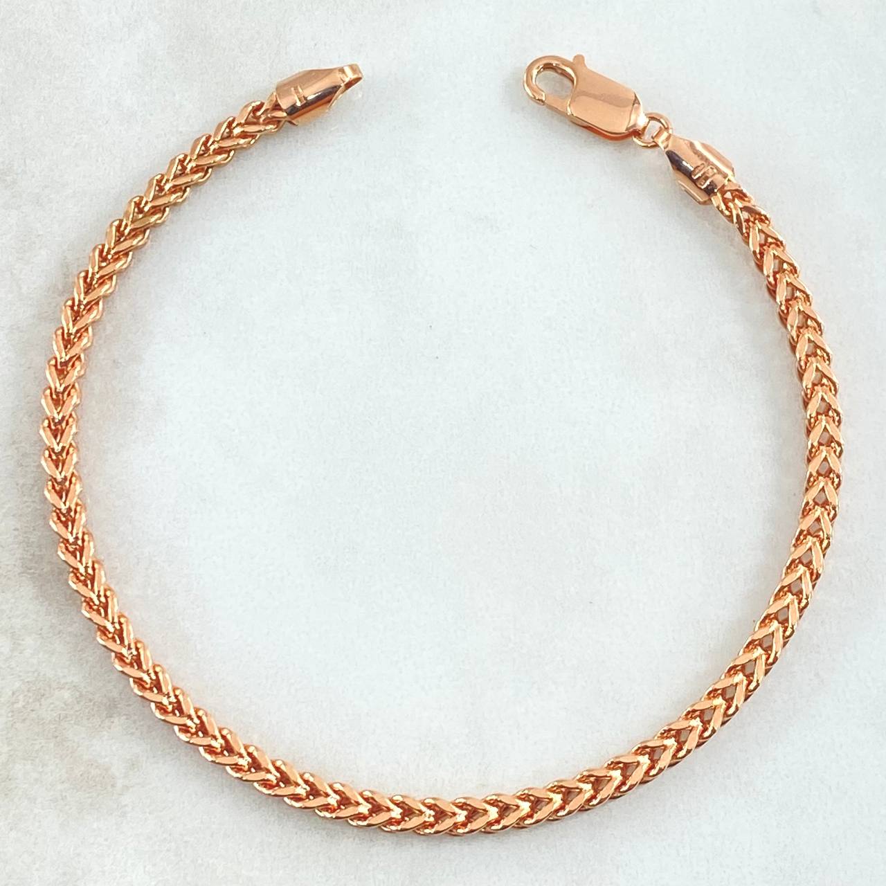 Franco Bracelet 7.05gr / 22.5cm / 3.4mm Yellow Gold +4 18K *