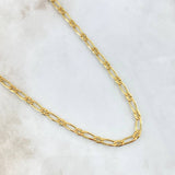Cadena Figaro Torera 18.7gr / 60cm / 3.7mm Oro Amarillo +3 18K
