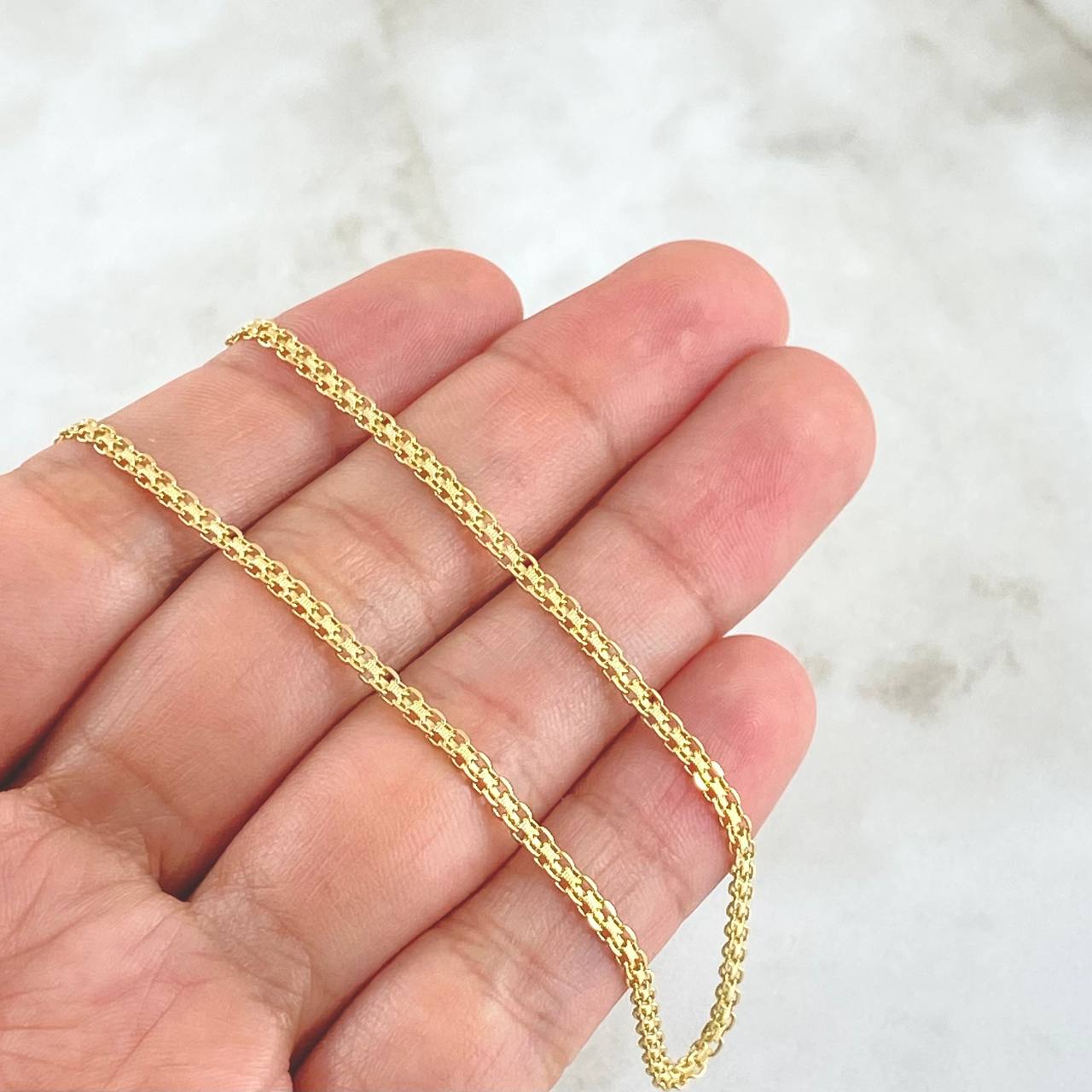 Bismark Chain 5.7gr / 23.5in / 18K Gold +1