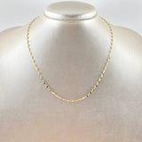 Cadena Flor Espejo 0.9gr / 40cm / 2mm Oro Amarillo +3 18K ©