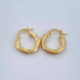 Lula Hoop Earrings 1.2gr / 1/2 in / 18K Gold