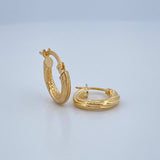Lula Hoop Earrings 1.2gr / 1/2 in / 18K Gold