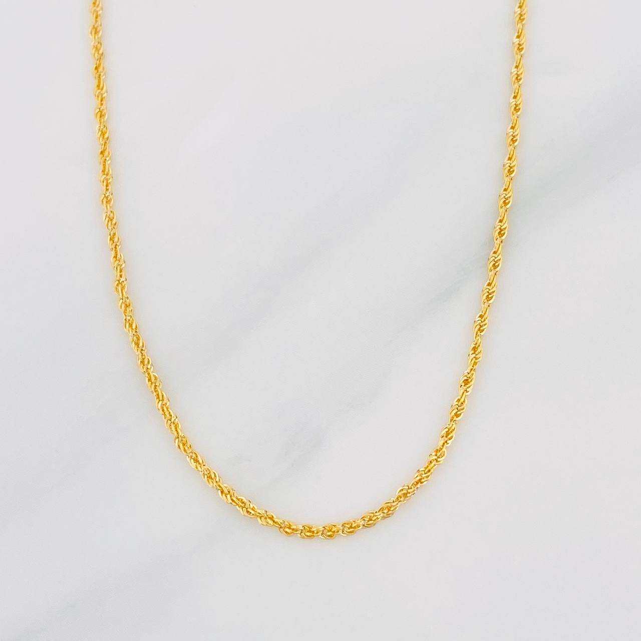 Cadena Lazo 1.05g / 24 in / 1.2mm Oro Amarillo 18K
