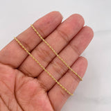Cadena Lazo 1.05g / 24 in / 1.2mm Oro Amarillo 18K