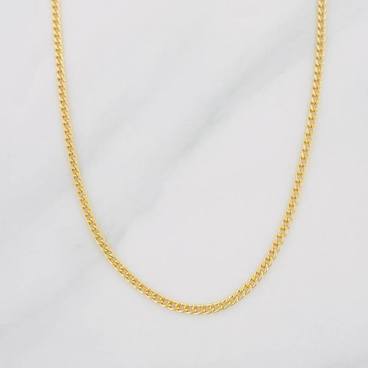 Mini Cuban Chain 1.75g / 20 in / 1.4mm Yellow Gold 18K