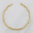 Pulso Rustica Dubai 3.25g / 8 1/4 in / 3.46mm Oro Amarillo 18K