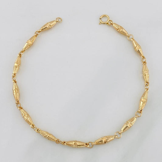 Pulso Rustica Dubai 3.25g / 8 1/4 in / 3.46mm Oro Amarillo 18K