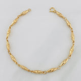 Pulso Rustica Dubai 3.25g / 8 1/4 in / 3.46mm Oro Amarillo 18K