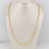 Rustic Dubai Chain 9.15g / 24 in / 3.55mm Yellow Gold 18K