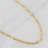 Rustic Dubai Chain 9.15g / 24 in / 3.55mm Yellow Gold 18K