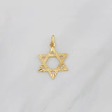 Star of David Pendant 1.55g / 3/4 in Yellow Gold 18K