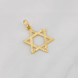Star of David Pendant 1.55g / 3/4 in Yellow Gold 18K