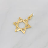 Star of David Pendant 1.55g / 3/4 in Yellow Gold 18K