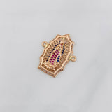 Herraje Virgen de Guadalupe 4g / 3/4 in Oro Rosa 18K
