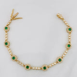 Bracelet Halo Tennis 9.5g / 7 in / 2.63mm Yellow Gold 18K
