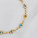 Bracelet Halo Tennis 9.85g / 7 in / 2.7mm Yellow Gold 18K