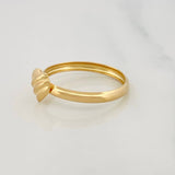 Heart Ring 1g / T8 1/4 Yellow Gold 18K