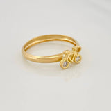 Anillo Cicla 1.1g / T6 1/2 Oro Amarillo 18K
