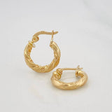 Candongas Mary 1.15g / 1/2 in Oro Amarillo 18K