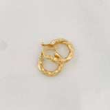 Candongas Mary 1.15g / 1/2 in Oro Amarillo 18K