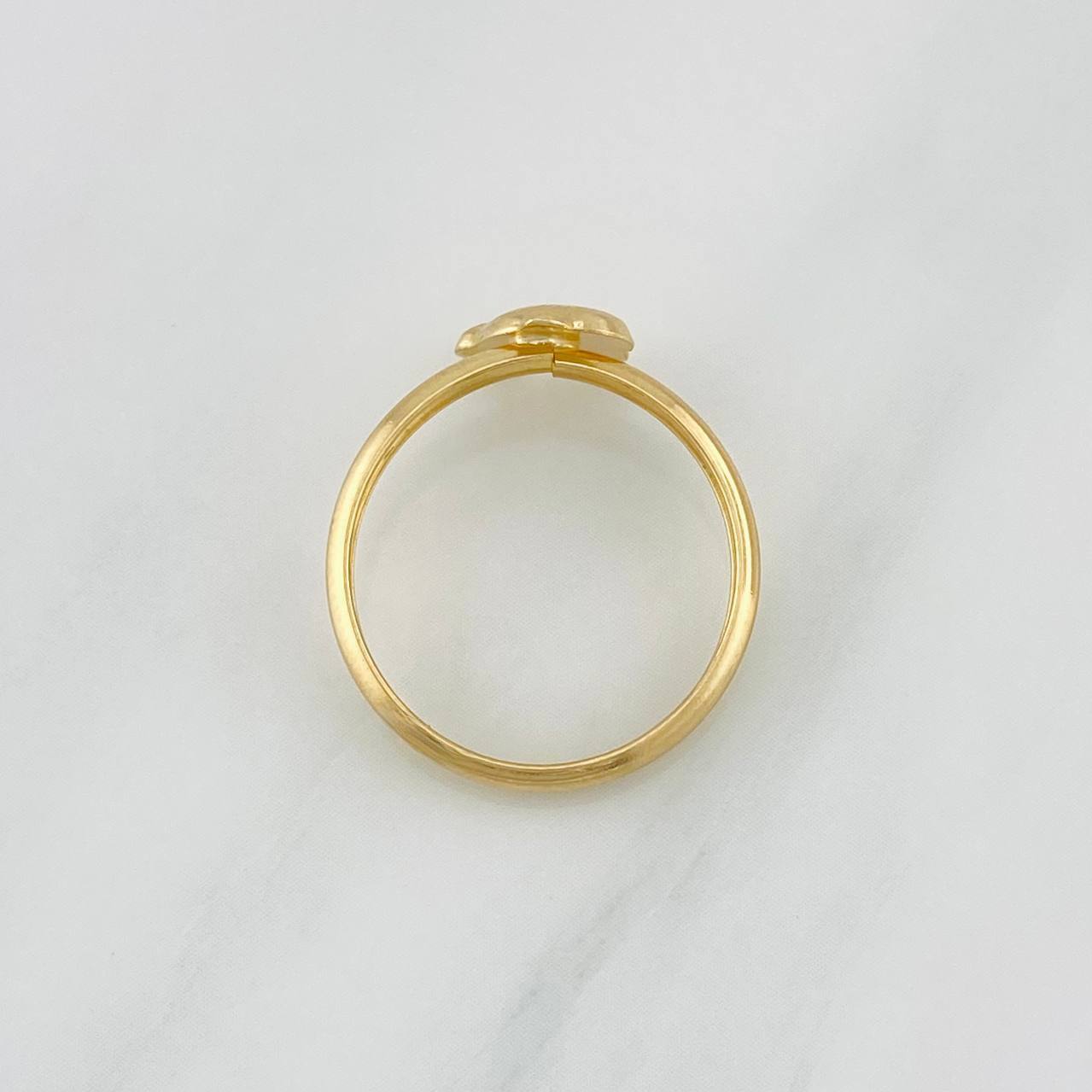 Dolphin Ring 0.9g / T5 3/4 Yellow Gold 18K