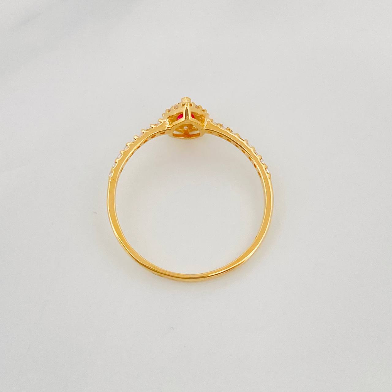 Drop Ring 1.25g / T7 Yellow Gold 18K