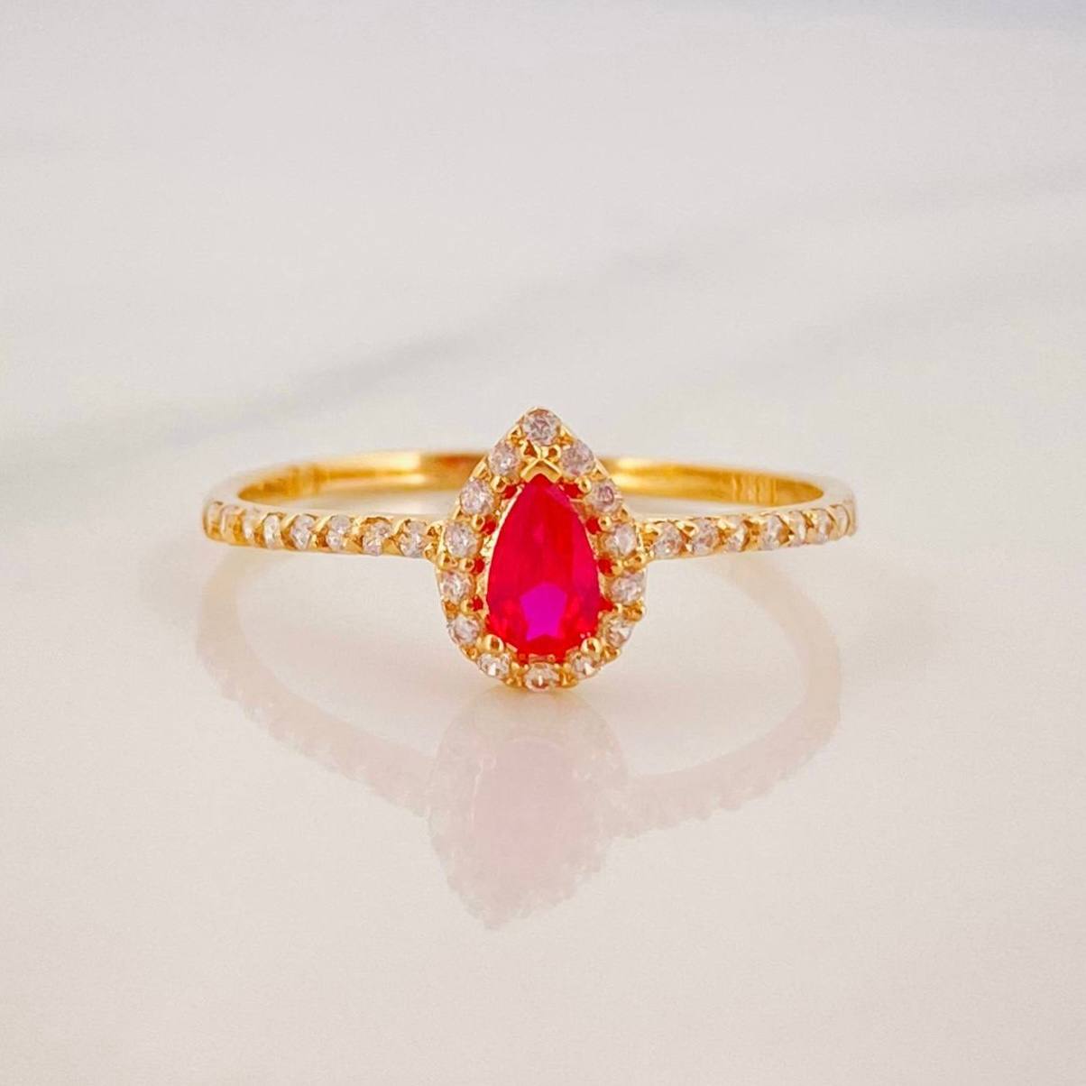 Drop Ring 1.25g / T7 Yellow Gold 18K