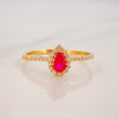 Drop Ring 1.25g / T7 Yellow Gold 18K