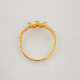 Flower Ring 1.35g / T6 18K Yellow Gold