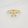 Flower Ring 1.35g / T6 18K Yellow Gold
