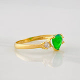 Heart Ring 1.6g / T7 Yellow 18K Gold