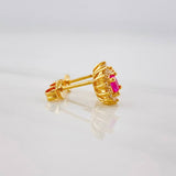 Topos Flor 2.3g / in / 7.26mm Oro Amarillo 18K