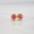 Topos Flor 2.3g / in / 7.26mm Oro Amarillo 18K
