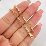 Halo Butterfly Bracelet 5.7g / 7 1/2 in / 2.71mm Yellow Gold 18K