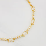 Halo Butterfly Bracelet 5.7g / 7 1/2 in / 2.71mm Yellow Gold 18K