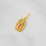 Dije Virgen de Guadalupe 1.3g / 3/4 in Oro Amarillo 18K