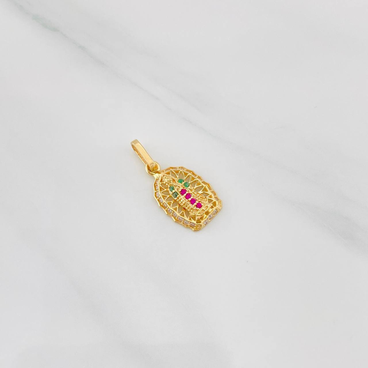 Dije Virgen de Guadalupe 1.3g / 3/4 in Oro Amarillo 18K