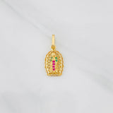 Dije Virgen de Guadalupe 1.3g / 3/4 in Oro Amarillo 18K