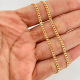 Cuban Links 2.25g / 18 in / 2.2mm Yellow Gold 18K