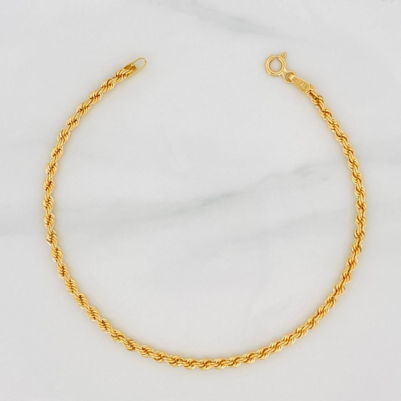 Pulso Lazo 2g / 7 3/4 in / 2.65mm Oro Amarillo 18K