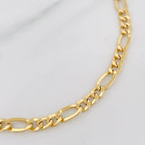 Pulso Figaro 2.3g / 7 1/2 in / 4.4mm Oro Amarillo 18K