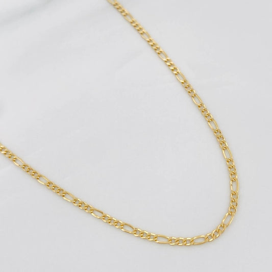 Figaro Chain 1.3g / 18 in / 1.55mm Yellow Gold 18K